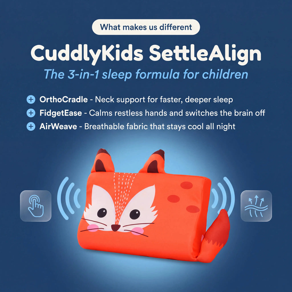 CuddlyKids Sensory Pillow — Helps Children Settle Themselves