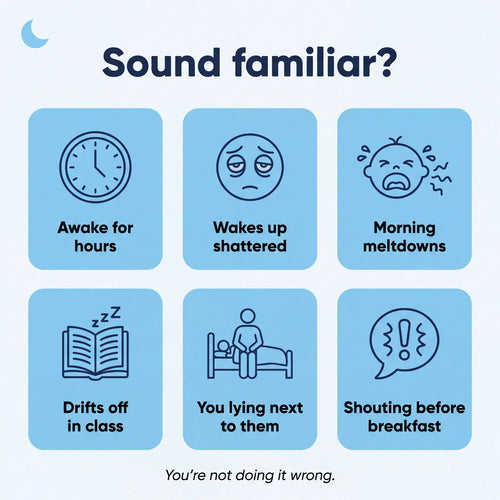 CuddlyKids Sensory Pillow — Helps Children Settle Themselves